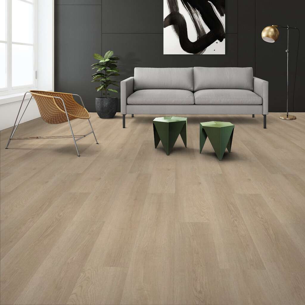 Shaw 5th & Main Alba Reserve 8mil 7" x 48" Mesa Oak Glue Down LVT