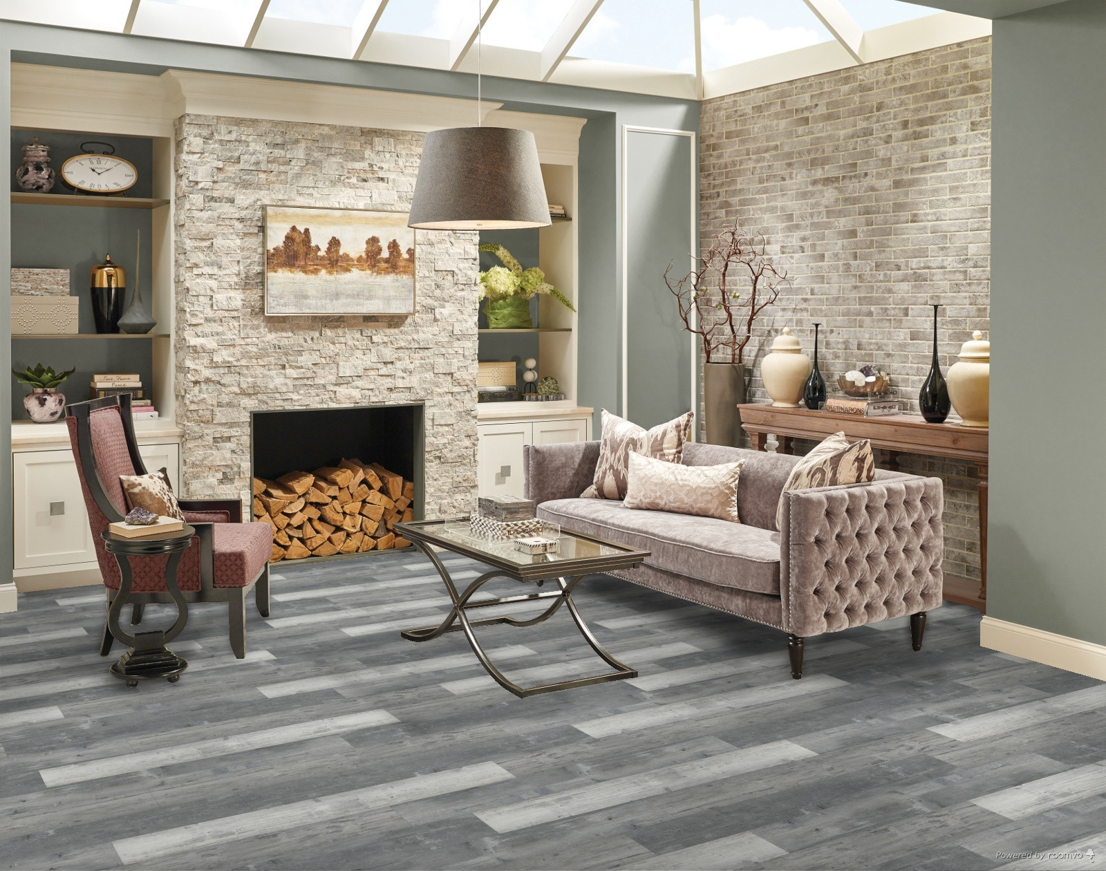 MSI Andover Kingsdown Gray 7" x 48" Click Lock LVT Premium(23.77 sq ft/ctn)