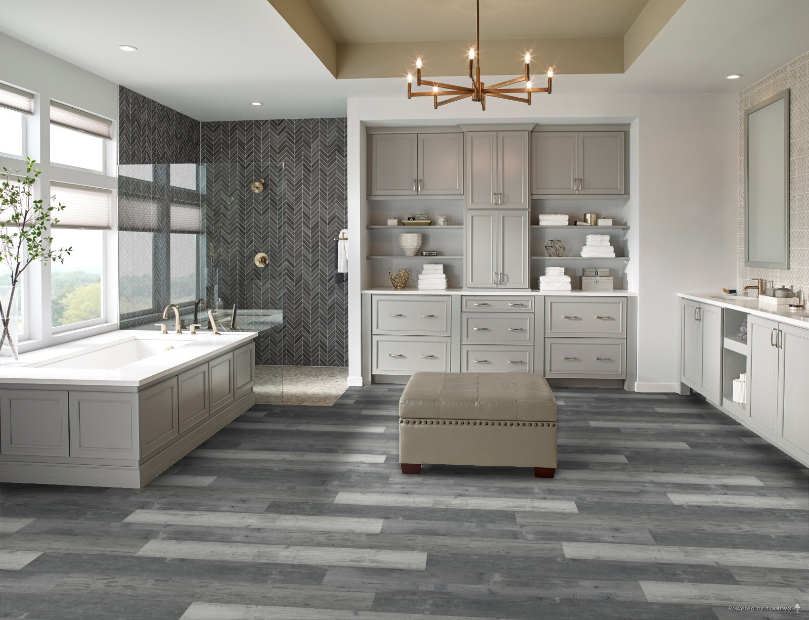 MSI Andover Kingsdown Gray 7" x 48" Click Lock LVT Premium(23.77 sq ft/ctn)