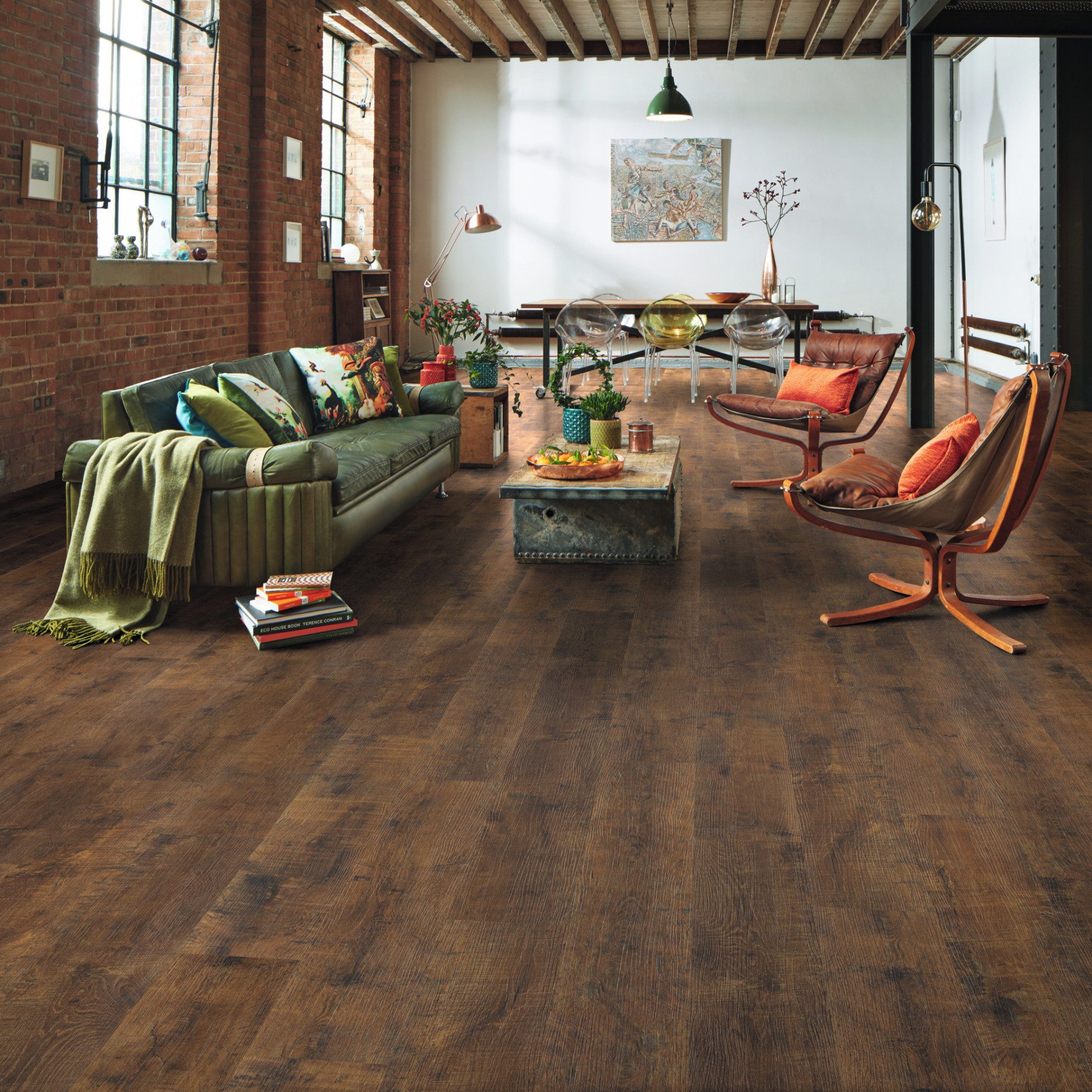 Karndean Korlok Select 9" x 56" Antique French Oak Wood Rigid Core