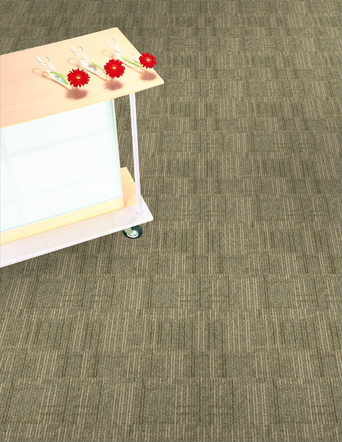 Shaw Balance Carpet Tile Exotic Seasalt 24" x 24" Builder(48 sq ft/ctn)