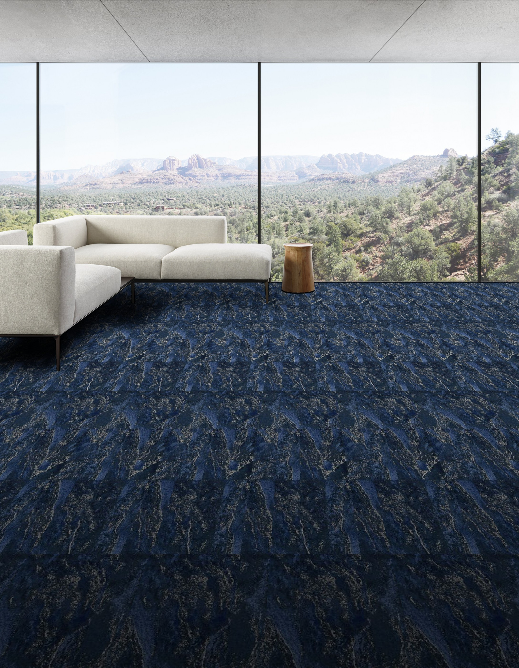 Shaw Beyond Carpet Tile Coast 12" x 48" Builder(48 sq ft/ctn)