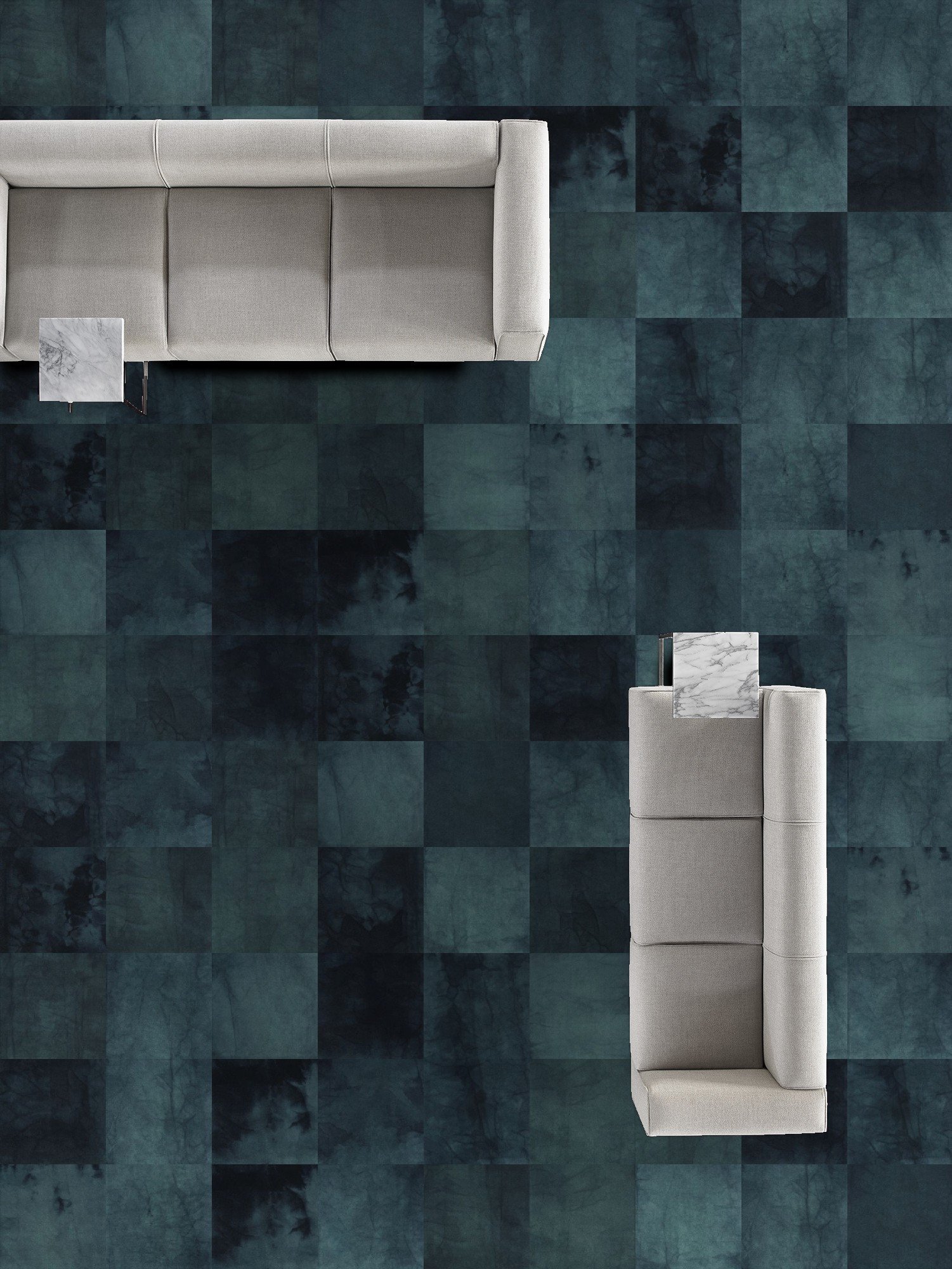 Shaw Dye Lab Carpet Tile Woad 24" x 24" Premium(48 sq ft/ctn)