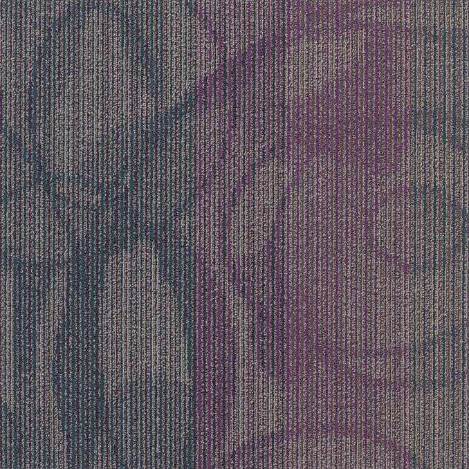 Shaw Speak In Design Modular Carpet Tile Tyrian Purple 24" x 24