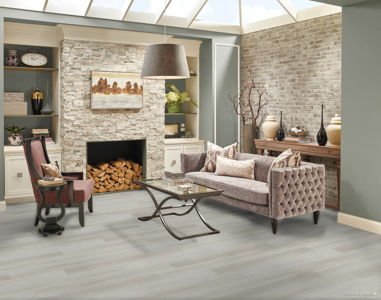 MSI Andover Whitby White 7" x 48" Click Lock LVT Premium(23.77 sq ft/ctn)