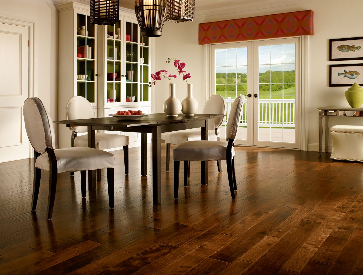 wood flooring ideas for dining room  | 858 x 470