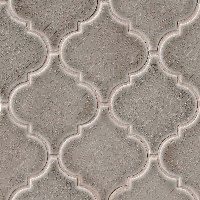 MSI Highland Park Dove Gray Arabesque 8mm Mosaic Ceramic Tile Premium (11.70 sq.ft/ctn)