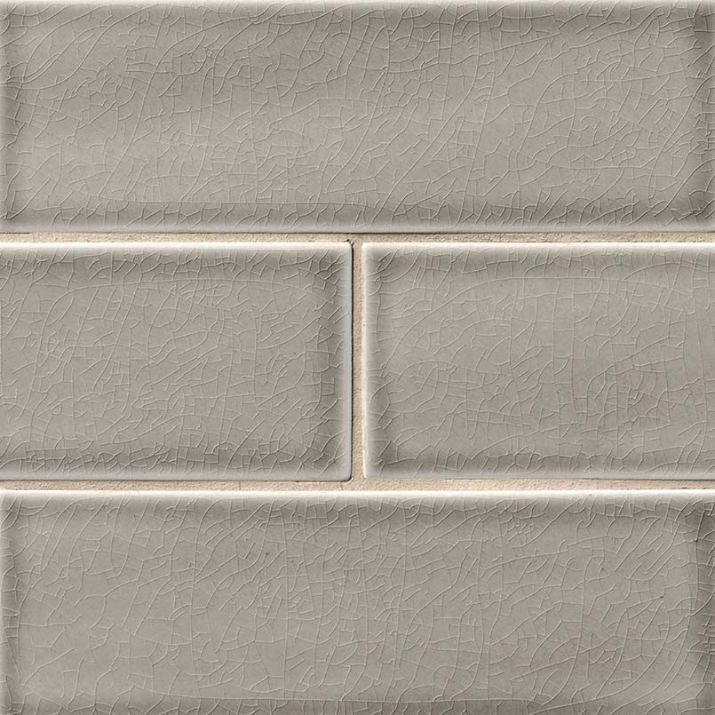 MSI Highland Park Dove Gray Glazed 4" x 12" Handcrafted Subway Ceramic Tile Premium (5.0 sq.ft/ctn)