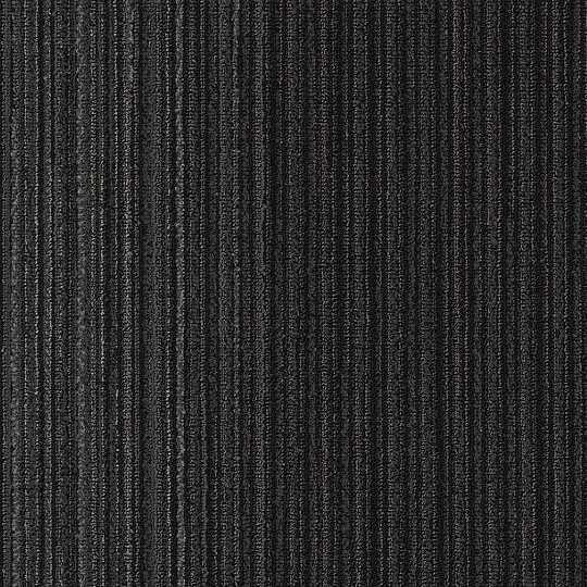 Shaw Linear Shift Hexagon Carpet Tile Black Charcoal