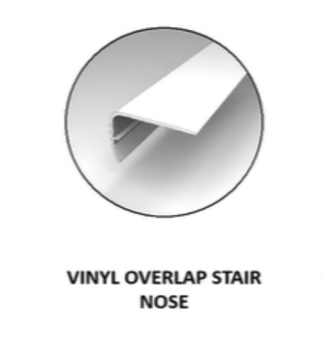Mohawk Pro Solutions Vinyl Overlap Stair Nose
