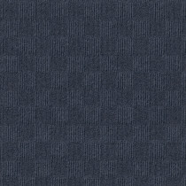 Infinity Crochet Accent Rib Peel & Stick Carpet Tile Ocean Blue 24" x 24" Premium (60 sq ft/ctn)