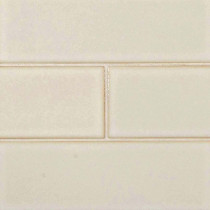 MSI Highland Park Antique White Handcrafted 4x12 Glossy Ceramic Tile Premium (2.00 sq.ft/ctn)