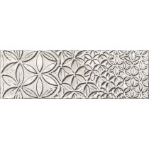 Bestile Kerlife Retro Vintage 9.8" X 29.5" Blanco Glossy Deco Ceramic Wall Tile Premium (12.16 sq ft/ ctn) 