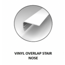 Mohawk Leighton Vinyl Overlap Stair Nose