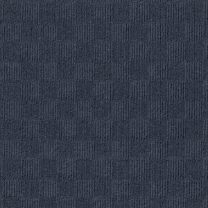 Infinity Crochet Accent Rib Peel & Stick Carpet Tile Ocean Blue 24" x 24" Premium (60 sq ft/ctn)