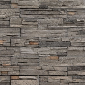 MSI Terrado Manufactured Stone Veneers Denali Gray Natural Stacked Stone Flats (6.00 sq ft/each)