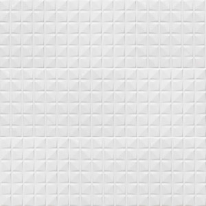 MSI Dymo Chex White 12" x 36" Glossy Ceramic Tile Premium (18.00 sq.ft/ctn)
