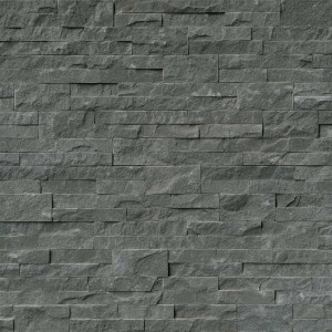 MSI RockMount Mountain Bluestone Splitface Stacked Stone 6" x 24" Panel