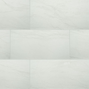 MSI Durban White 24" x 48" Polished Porcelain Tile Premium (16.00 sq.ft/ctn)