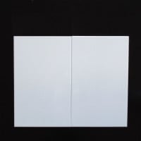 Diastone Contempo 3" X 10" S.White Bullnose Ceramic Wall Tile Premium
