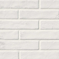 MSI Brickstone Capella White 2 1/3" x 10" Matte Porcelain Brick Tile Premium (5.15 sq.ft/ctn)