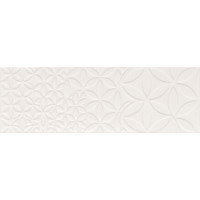 Bestile Kerlife Retro 9.8" X 29.5" Blanco Matte Deco Ceramic Wall Tile Premium (12.16 sq ft/ ctn) 