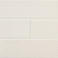 MSI Urbano Pure 3D Mix 4" x 12" Glossy Ceramic Tile Premium (9.99 sq.ft/ctn)