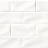 MSI Highland Park Whisper White Glazed 3" x 6" Handcrafted Subway Ceramic Tile Premium (1.00 sq.ft/ctn)