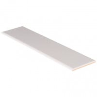 MSI Domino White 4" x 16" Glossy Single Bull Nose Ceramic Wall Tile Premium (8.61 sq.ft/ctn)