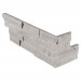 MSI RockMount Gray Oak 3D Honed Stacked Stone 6" x 12" Ledger Corner