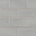 MSI Highland Park Morning Fog Glazed 3" x 6" Handcrafted Subway Ceramic Tile Premium (1.00 sq.ft/ctn)