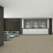 Shaw Surface Granite 18" x 36" Glue Down LVT Premium - Office Lobby