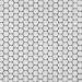 MSI Retro Penny Round Bianco 6mm Matte Porcelain Tile Premium (14.40 sq.ft/ctn)