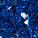 MSI Sapphire Blue Fire Glass .25" Crushed 20 Lbs
