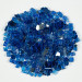 MSI Sapphire Blue Fire Glass .50" Crushed 20 Lbs