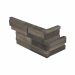 MSI RockMount Brown Wave 3D Honed Stacked Stone 6" x 18" Ledger Corner