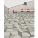 Shaw Base Hexagon Carpet Tile Scale Lobby Scene