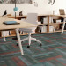 Shaw Makerspace Carpet Tile Herbert 24" x 24" Premium - Small Office Scene