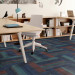 Shaw Makerspace Carpet Tile Walter 24" x 24" Premium - Small Office Scene