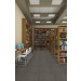 Shaw Zing Tile Carpet Tile - Cheerful Library Scene