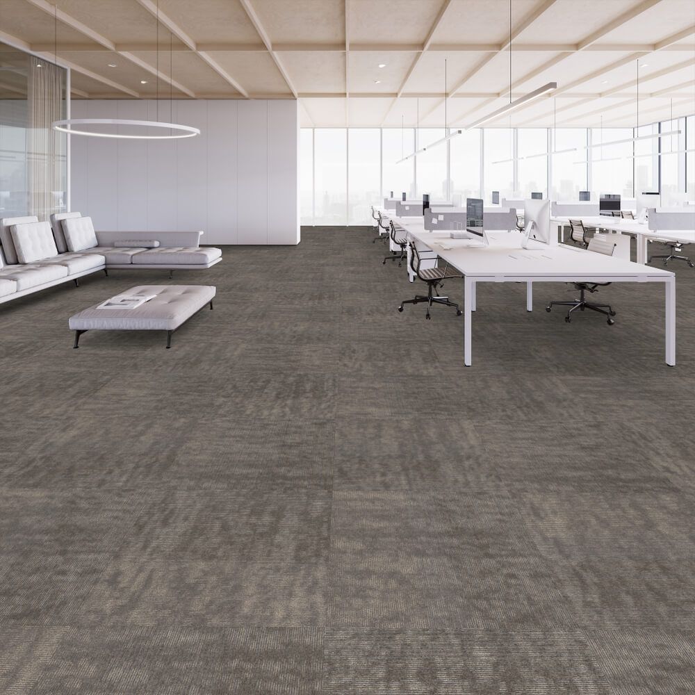 Shaw Array Carpet Tile Mirror Grey